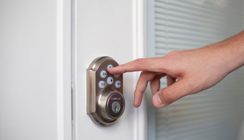 ADT smartlock on a Cincinnati home